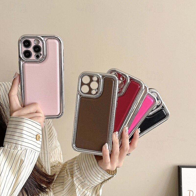 τηλέφωνο tok Για iPhone 16 Pro Max Plus iPhone 15 Pro Max Plus iPhone 14 13 12 11 Pro Max Plus Mini Πίσω Κάλυμμα Ανθεκτική σε πτώσεις Ρετρό TPU Επιμετάλλωση 2025 - $13.99 –P6