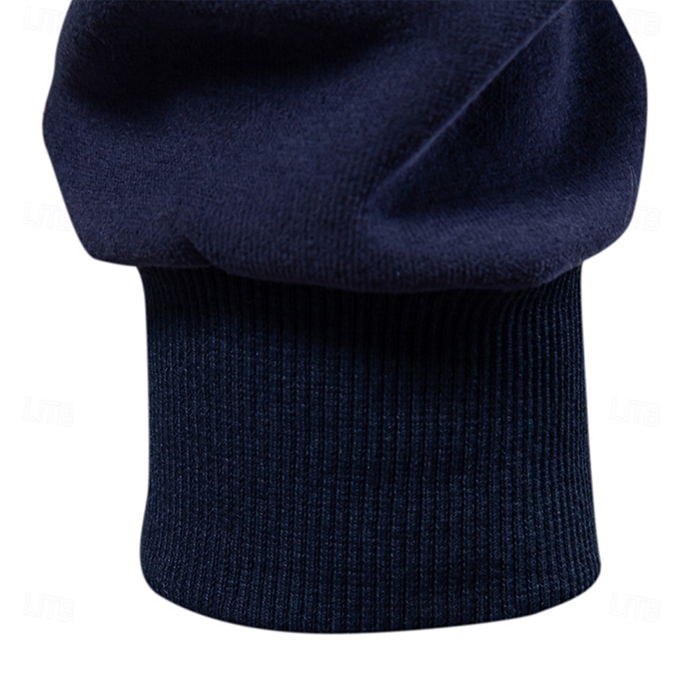 Herr Polo sweatshirt Gul Armégrön Rubinrött Blå Grön Kavajslag Färgblock Ledigt Dagligen Sport Ledigt Vår & Höst Kläder Pull Tröjor Långärmad 2025 - $25.99 –P63