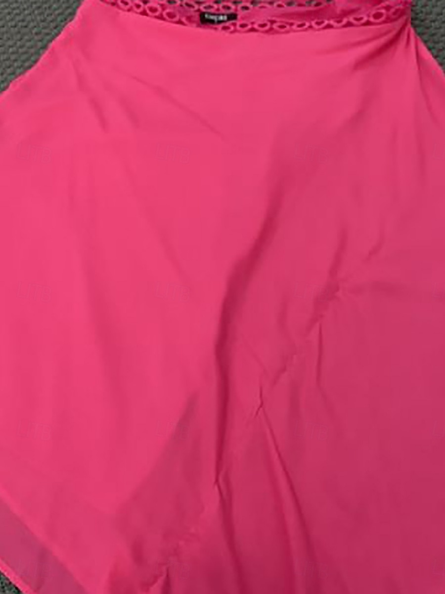 Ženské mini šaty wrap šaty bodycon šaty off the shoulder šaty bez ramínek dovolená neformální dovolená každodenní regular fit jednobarevné dlouhý rukáv jedno rameno černá bílá růžová léto 2025 - $17.99 –P3