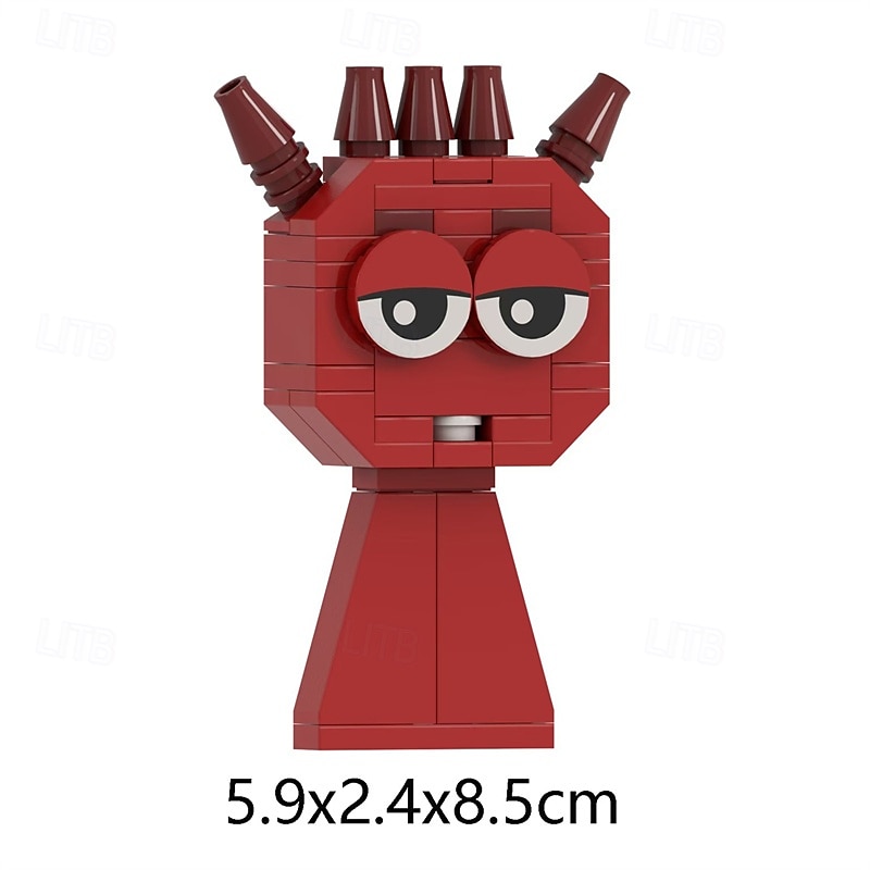 Sprunki Building Blocks Set  Sprunki Toys Action Figure DIY Model Kit for Boys Girls 8-14 Creative Horror Music Game Role for Fans Adults Christmas Decor Collectible Gift 2025 - $38.99 –P9