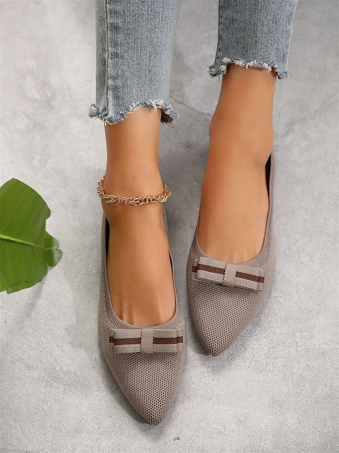 sapatilhas femininas de bico fino com laço – sapatilhas de balé elegantes e respiráveis para uso no escritório e casual de 2025 por $19.99 –P5
