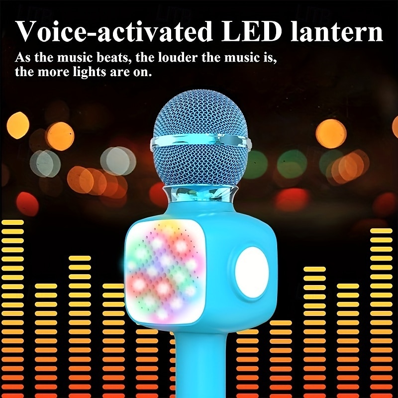 Handheld Wireless Bluetooth Microphone KTV Karaoke Microphone with Speaker for IOS Android Phone Computer 2025 - $23.99 –P3