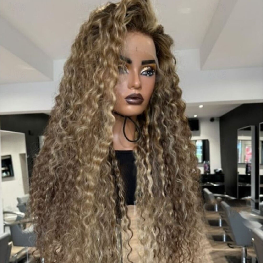 Capelli umani di Remy Chiusura 5x5 13x4 Pizzo Frontale Parrucca Parte libera Brasiliano Riccio Poco ondulata Multicolore Parrucca 130% 150% Densità dei capelli con i capelli del bambino Capelli del 2025 a $232.39 –P1