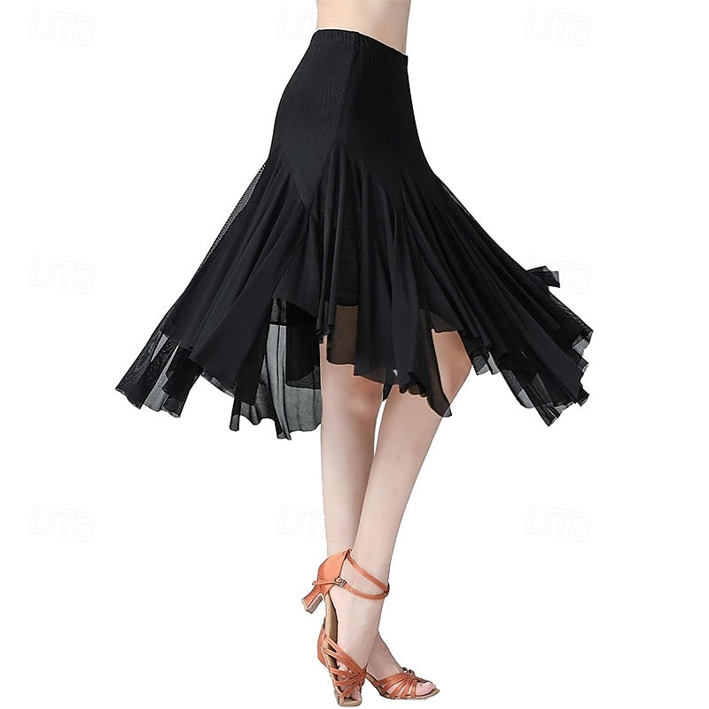 gonna da ballo da sala da donna lunga swing valzer latino salsa danza del ventre flamenco costume del 2025 a $47.99 –P8