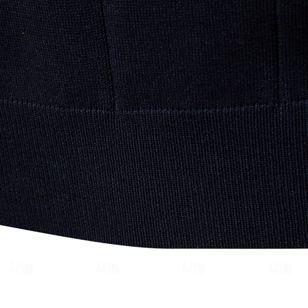 Miesten Polo Neulo poolo Muodollinen Työ Sänkyjen avaus Neljänneksen postinumero Lyhythihainen Yhtenäinen väri Sulkea jnk vetoketju Kevät Tumman harmaa Musta Valkoinen Laivaston sininen Khaki Harmaa 2025 - $27.99 –P21