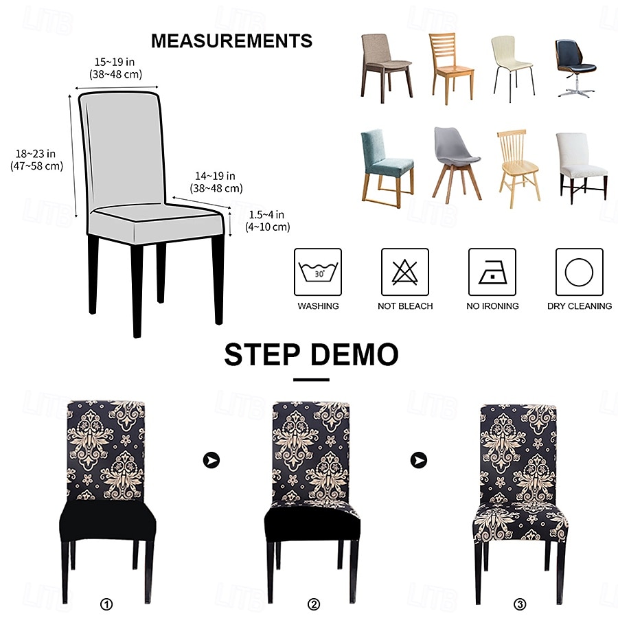 PU Leather fabric solid color chair cover waterproof Dining seat Chair Covers Hotel Banquet wedding Seat Covers Chair Protector 2025 - $25.99 –P1