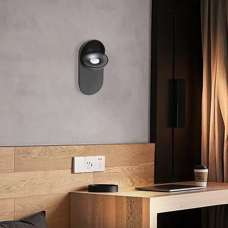 lampada da parete luce di lettura illuminazione interna comodino rotazione 110-240v 7w del 2025 a $87.99 –P3