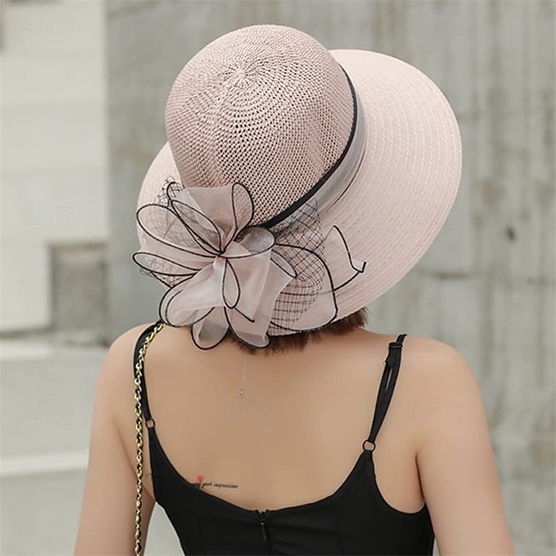 Women Organza Kentucky Derby Hat Fascinators Bucket Bowler Hat for Tea Party Bridal Wedding Church Dress Hat Sun Cap 2026 - $14.99 –P6
