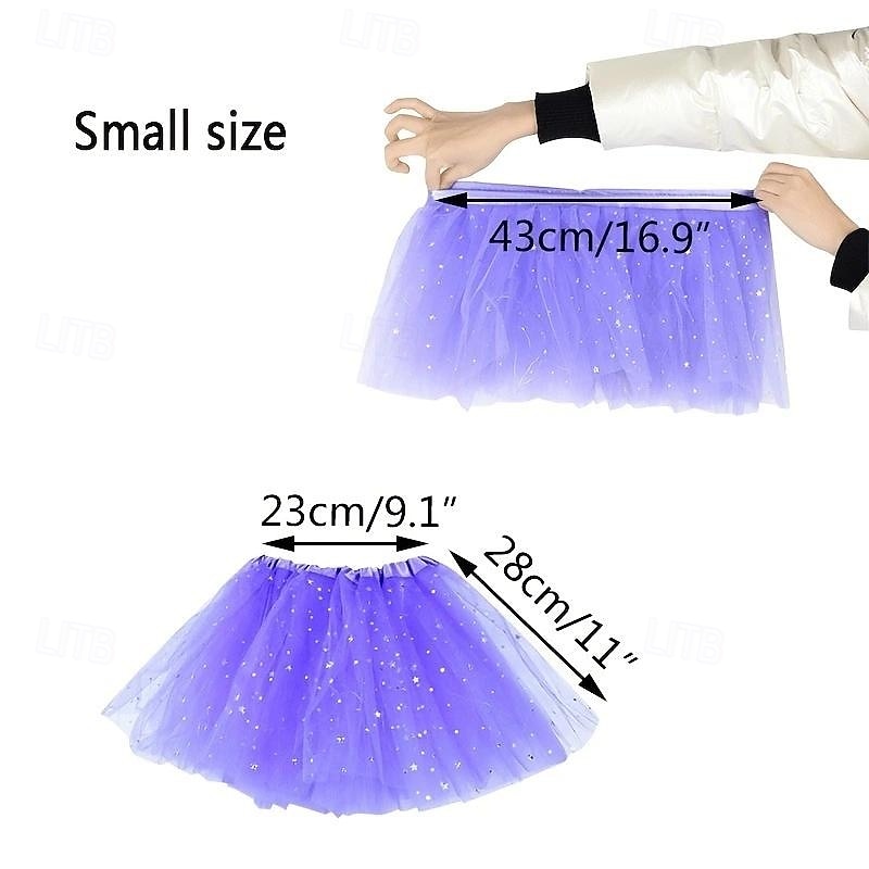 LED Tulle Skirts for Girls Light Up Women's Ballet Carnival Festival Cosplay Costumes Glow In the Dark for Glowing Party Decorating Fairy Gifts For Children 2025 - $14.49 –P1