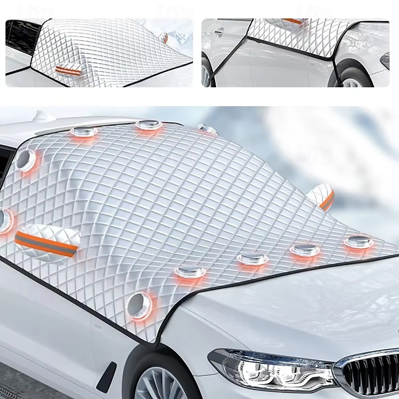 Magnetic  Car Front Window Sun Shade Outdoor Cover Car Windshield Cover Winter Ice Snow Dust Frost Guard UV Protector 2025 - $34.99 –P9