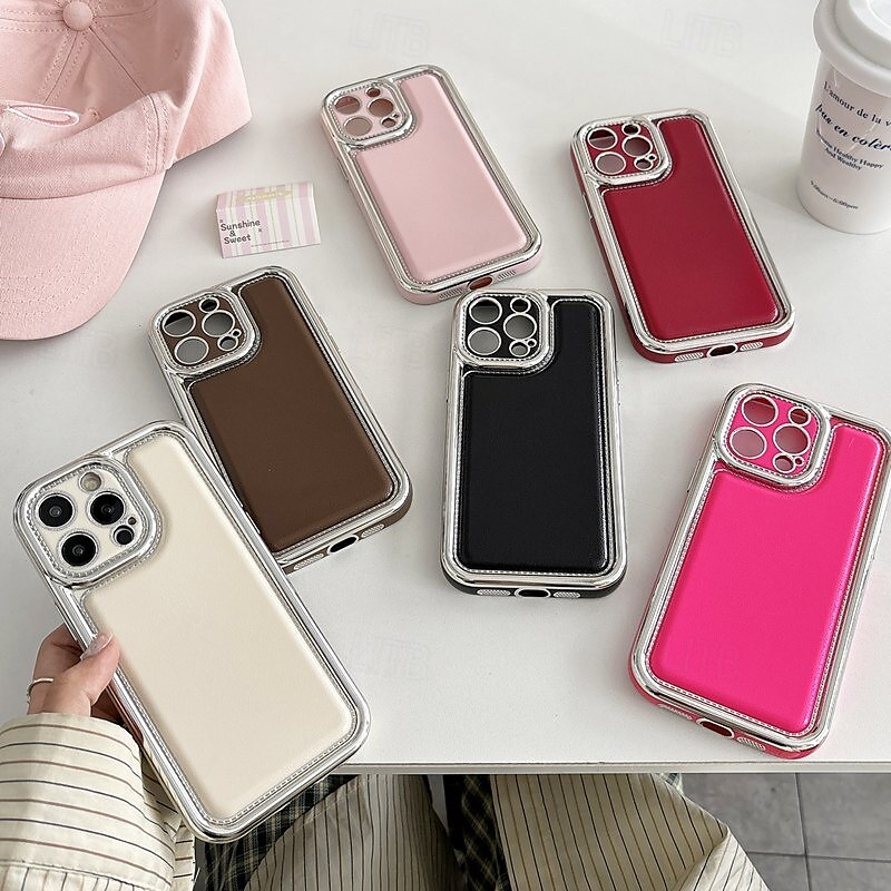 τηλέφωνο tok Για iPhone 16 Pro Max Plus iPhone 15 Pro Max Plus iPhone 14 13 12 11 Pro Max Plus Mini Πίσω Κάλυμμα Ανθεκτική σε πτώσεις Ρετρό TPU Επιμετάλλωση 2025 - $13.99 –P5
