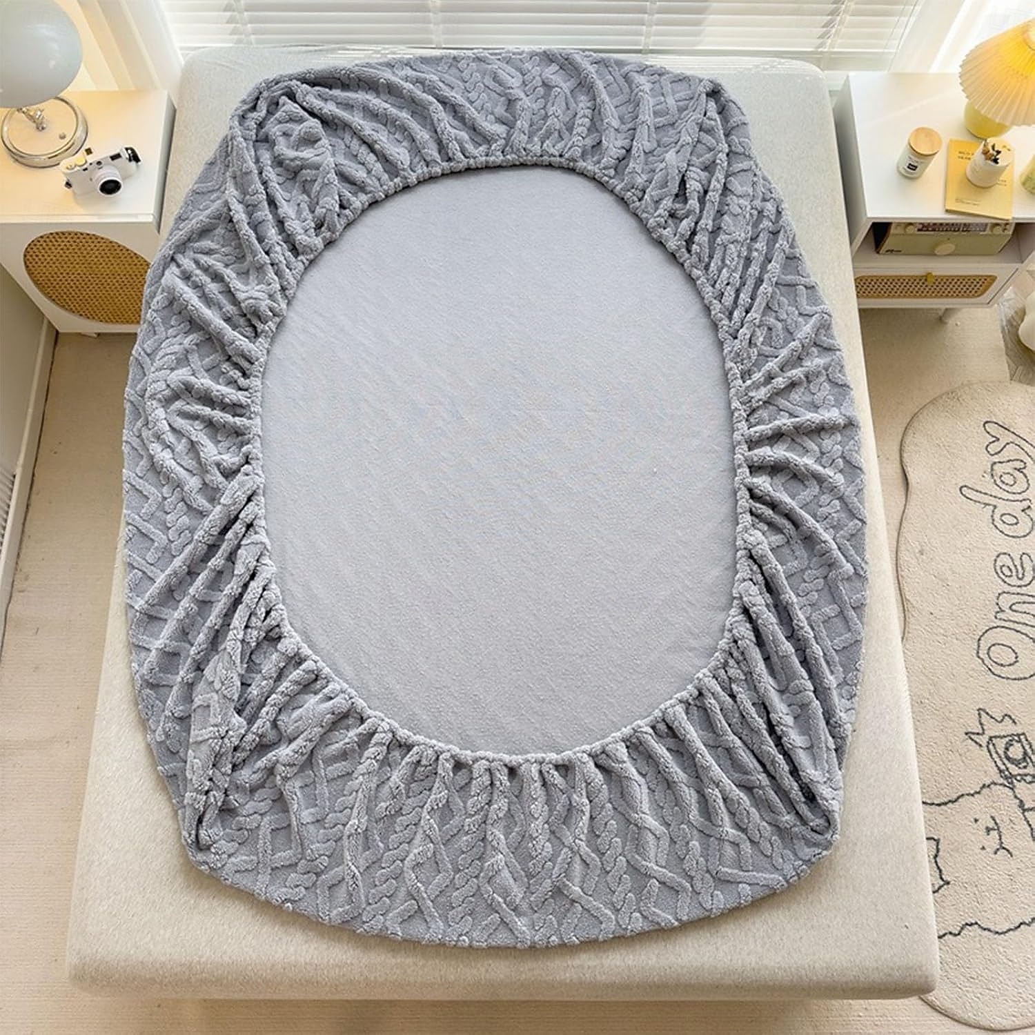 Velvet Fitted Sheet Luxury Super Soft Cozy Comfy Knit Suitable for Fall Winter and Spring Solid Color 2026 - $35.99 –P2