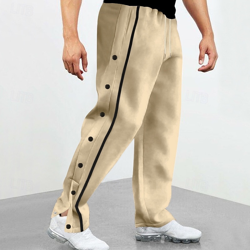Hombre Pantalones deportivos Pantalones de Deporte Pantalones Bolsillo Correa Cintura elástica Plano Comodidad Deporte Diario Moda Casual Azul Real Caqui Microelástico 2025 - $22.99 –P14