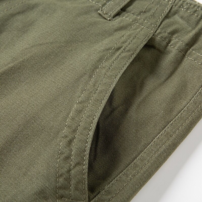 Herren Cargo Shorts Kurze Hosen Shorts Kurze Hosen Sommer-Shorts Knopf Multi Pocket Glatt Komfort tragbar Knielänge Outdoor Sport Täglich Modisch Brautkleider schlicht Schwarz Khaki 2025 - $18.99 –P8