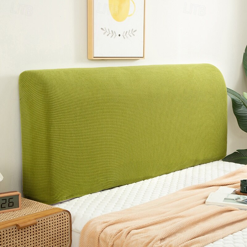 Elastic Double Bed Headboard Cover Corn Velvet for Bed Room Hotel Protection Dust Bedhead Cover 2025 - $19.99 –P4