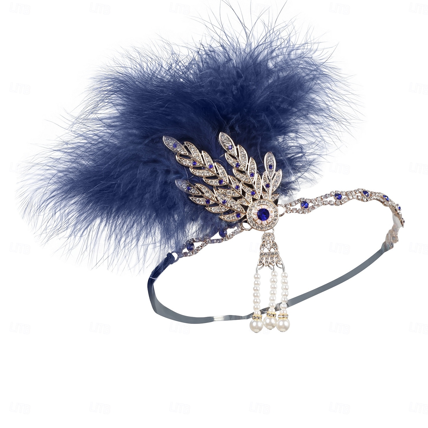 Möly 20s 1920-luku Flapper-panta Suuri Gatsby charleston Feather Lehti Art Deco Naamiaispuku Naisten Joulu Uusi vuosi Ystävänpäivä Juhla Tanssiaiset Tyttöjen polttarit Aikuisten Päähineet 2026 - $13.99 –P4