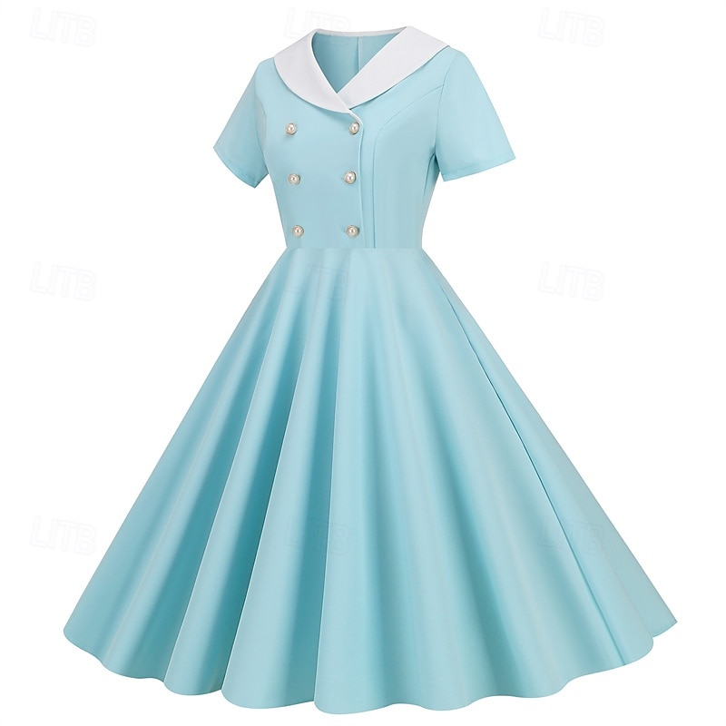 Retro Vintage 1950s Dress Swing Dress Women's Carnival Masquerade Daily Wear Bachelorette Party Adults' Dress Homecoming Dresses 2025 - $25.99 –P14