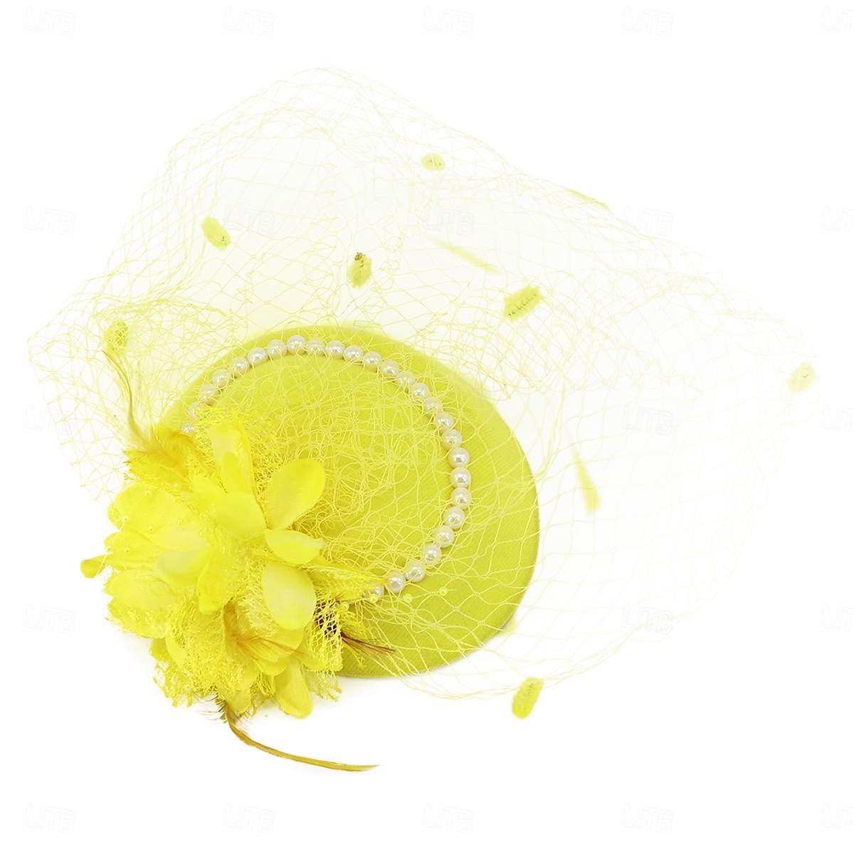 Hatter Sinamay Fedora Bryllup Aftenselskap cocktail Elegant Årgang søt stil Med Blomster Hodeplagg Hodeplagg 2025 - $14.99 –P14