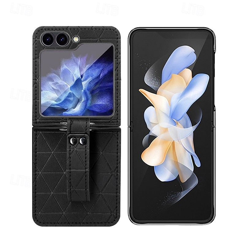 Etui na telefon do Samsung Galaxy Z Flip 6 Z Flip 5 Z Flip 4 Tylny pokrowiec Odporny na wstrząsy Retro PU skóra 2025 - $29.99 –P4