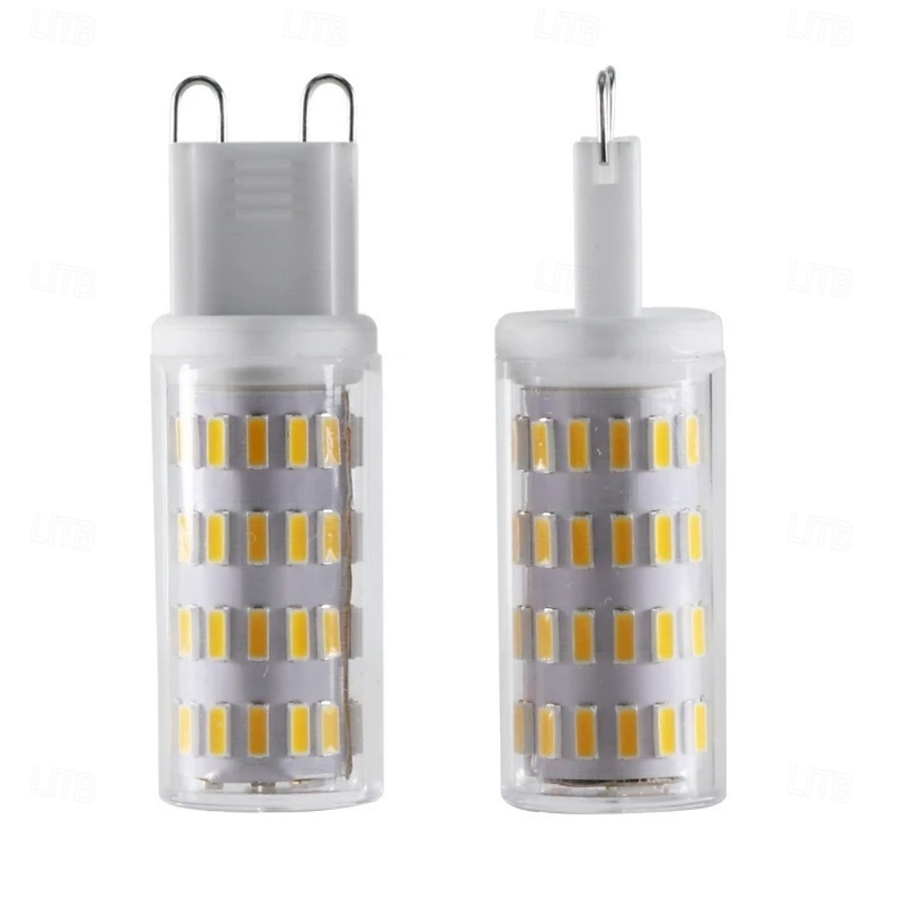 g9 led maispærer dimbare 5w 12v/24v ac/dc – 63led 4014 for lysekrone, rv, campingvogn, marine 4stk 2025 - $28.99 –P2