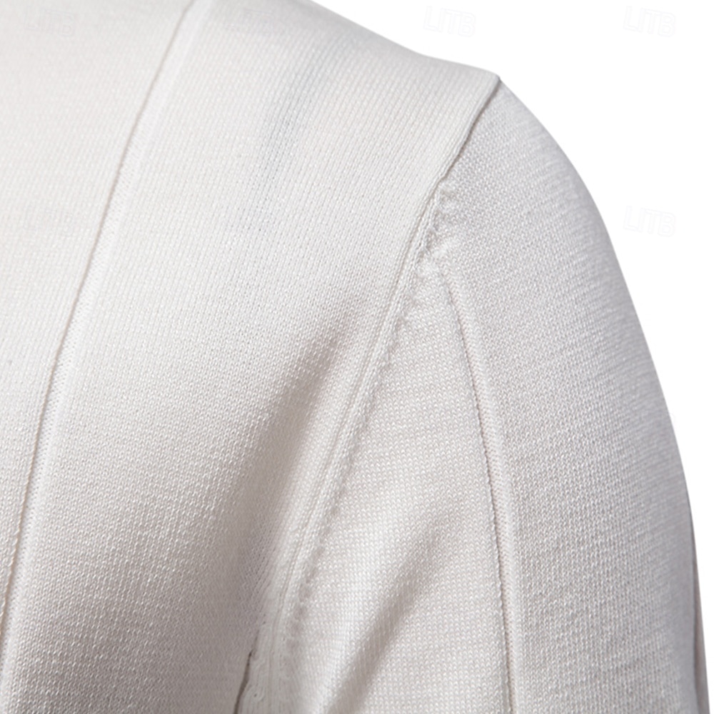 Miesten Polo Neulo poolo Muodollinen Työ Sänkyjen avaus Neljänneksen postinumero Lyhythihainen Yhtenäinen väri Sulkea jnk vetoketju Kevät Tumman harmaa Musta Valkoinen Laivaston sininen Khaki Harmaa 2025 - $27.99 –P44