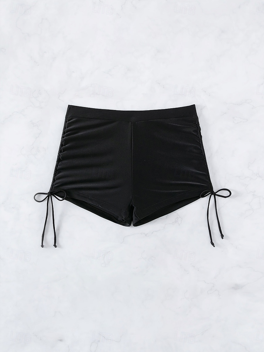 Maillots de bain femme bikini 2 pièces maillot de bain short dos nu slim vacances plage mode floral encolure en U sans manches de 2025 ? $23.99 –P20