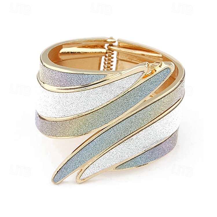 klassieke vleugels mode statement gepersonaliseerde legering armband sieraden zilver / goud / paars-blauw-wit voor bruiloft kerst verloving festival 2025 - $17.99 -P3