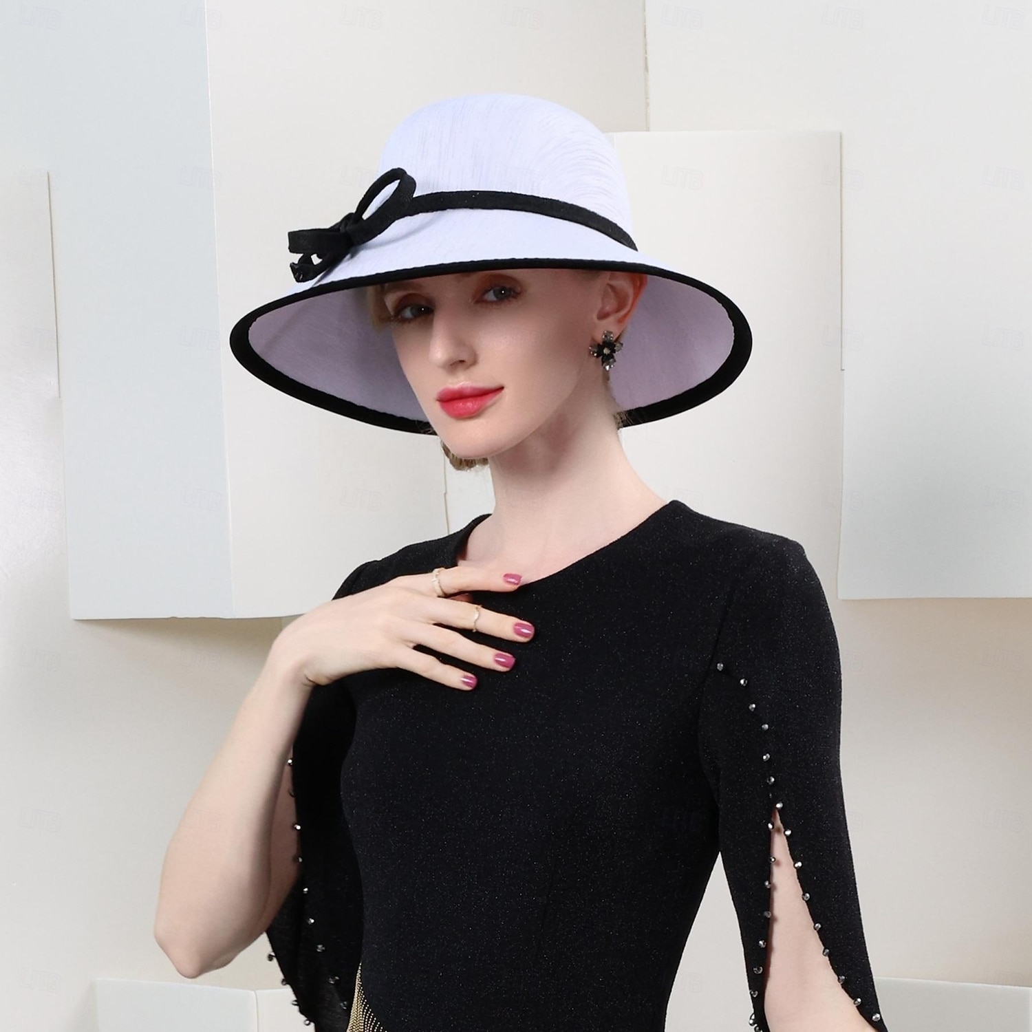 Hats Fiber Bowler / Cloche Hat Sun Hat Wedding Tea Party Elegant Wedding With Bowknot Headpiece Headwear 2026 - $57.99 –P8