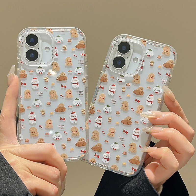 2025年 電話 ケース 用途 iPhone 16 iPhone 16プロ iPhone 16 Proマックス iPhone15 iPhone 15 Pro Max iPhone 14 Pro Max バックカバー 耐衝撃 カートゥン TPU アクリル  コレクション – $15.99 –P9