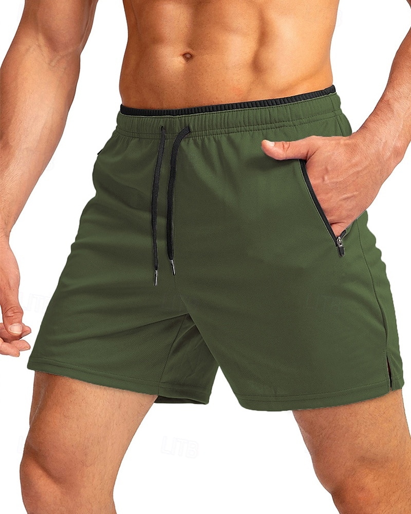 Homme Short actif Shorts de survêtement Shorts Shorts d'été Cordon de serrage Avec Poches Taille Élastique Uni Confort Court Quotidien Sport en Plein Air Sortir Mode Occasionnel bleu marine Kaki de 2026 ? $18.99 –P15