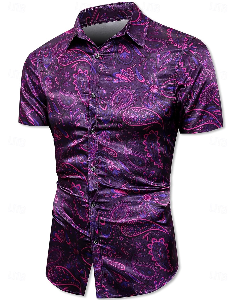 Retro 70. léta Tričko Aloha košile Hippie Kašmírový vzor Pánské Dovolená Párty Pride Parade Dospělé Tričko 2025 - $20.99 –P8