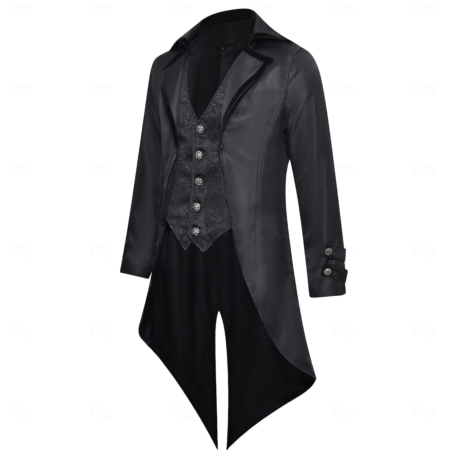 Punk & Gothic Medieval Steampunk Coat Masquerade Vampire Plague Doctor Men's Steampunk Carnival Masquerade Party Adults' Coat 2025 - $35.99 –P13