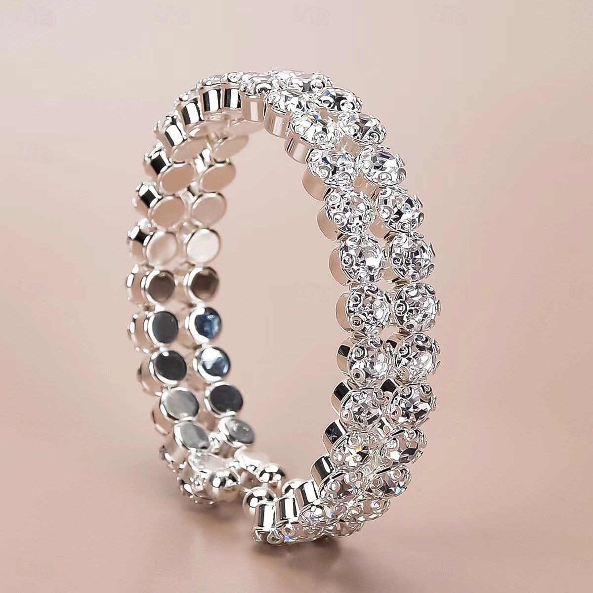 Dame Mansjettarmbånd Fancy Dyrebar Luksus Legering Armbånd Smykker Sølv Til Fest 2025 - $14.99 –P5