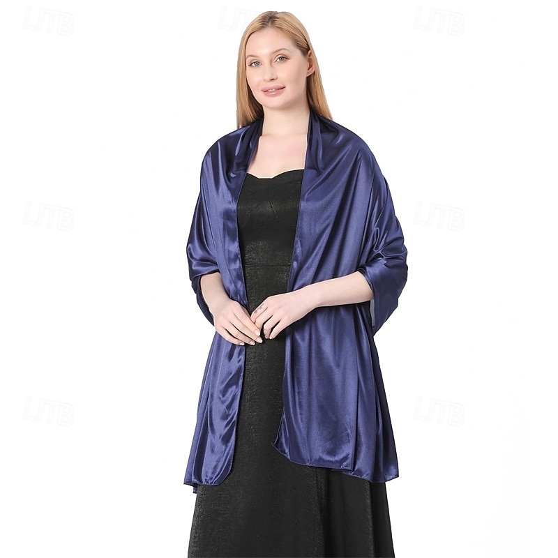 châles et écharpes en mousseline de soie pour femmes pour robes de soirée, élégante étole en mousseline de soie douce et transparente, écharpe de mariage pour mariée de 2025 ? $22.99 –P4