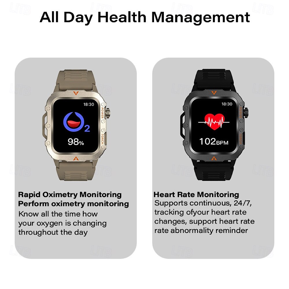 Q11 Smart Watch 1.73 inch Smartwatch Fitness Running Watch Bluetooth Pedometer Call Reminder Activity Tracker Compatible with Android iOS Women Men Hands-Free Calls Waterproof Step Tracker 2025 - $19.99 –P2