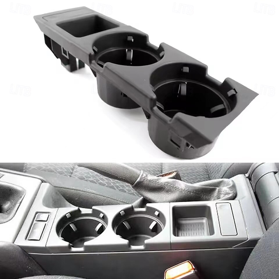 صندوق تخزين حامل العملات المعدنية في الكونسول الوسطى باللون الأسود لسيارة BMW E46 325i 1999-06 2025 - $35.99 –P1
