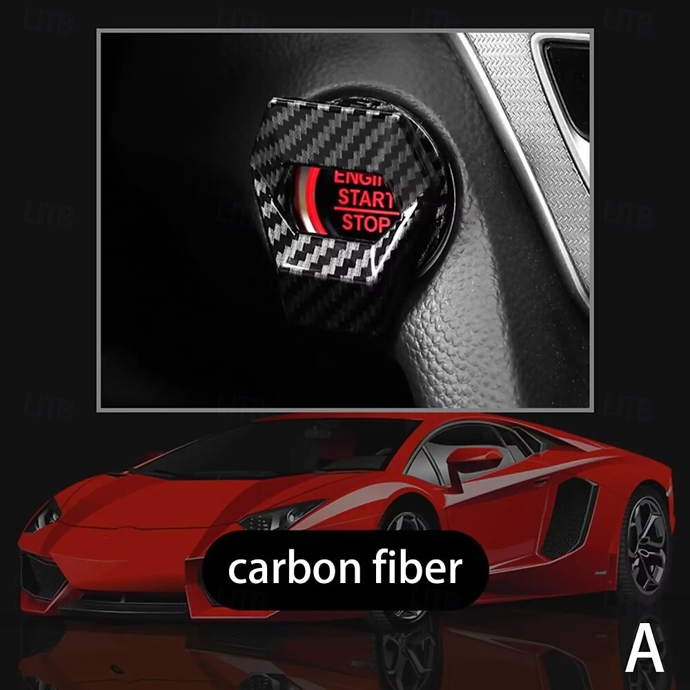 Starfire Automotor Start-Stopp-Schalter Knopfabdeckung Zündung Kratzschutz dekoratives Auto Autozubehör Interieur Auto-Styling 2025 - $11.99 –P1