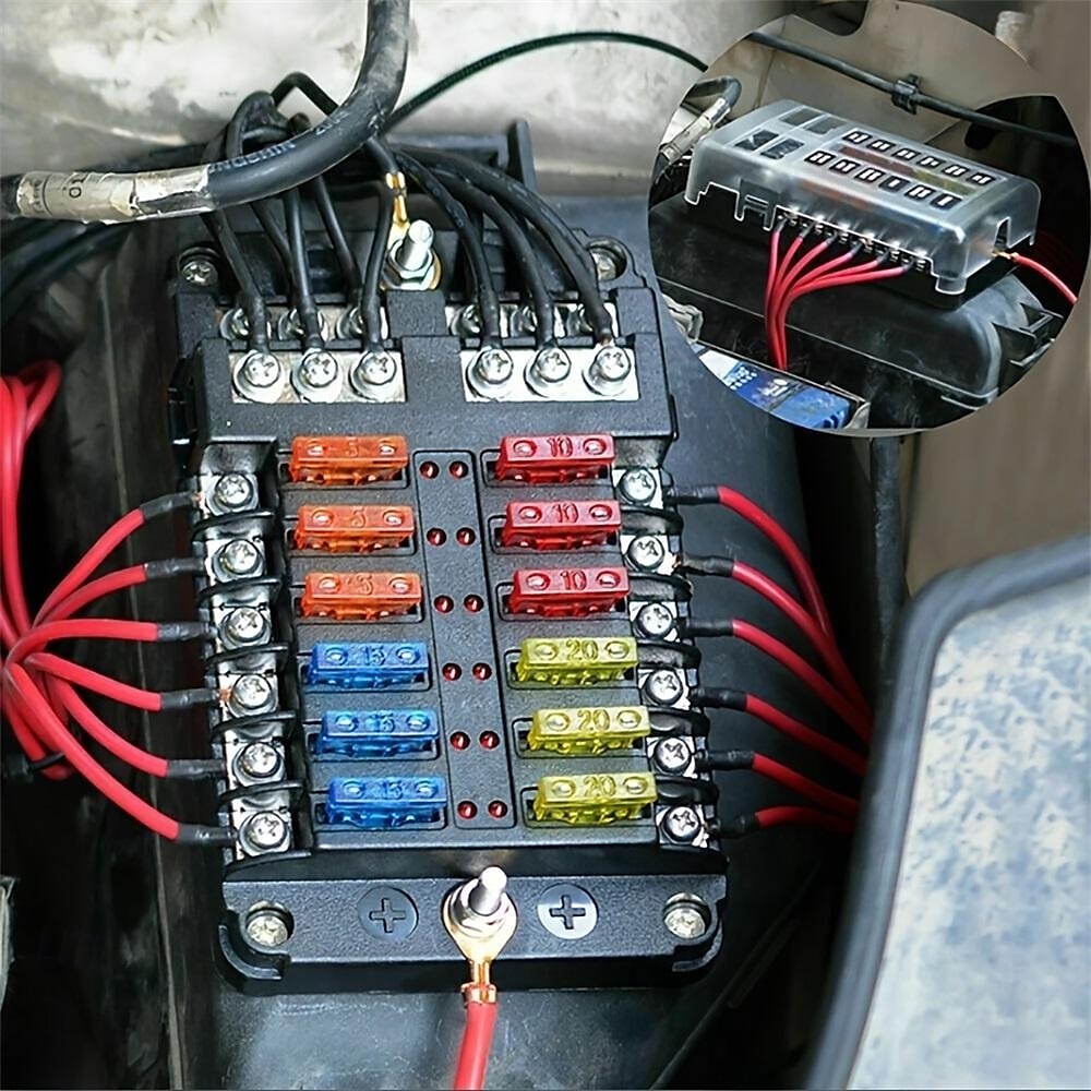 300-teiliges Sortiment an Auto-Flachsicherungen für Autos, LKWs, mittelgroße und kleine Sicherungen, gemischte Motorrad-Schaltkreissicherungen mit Boxtool 2025 - $25.99 –P1