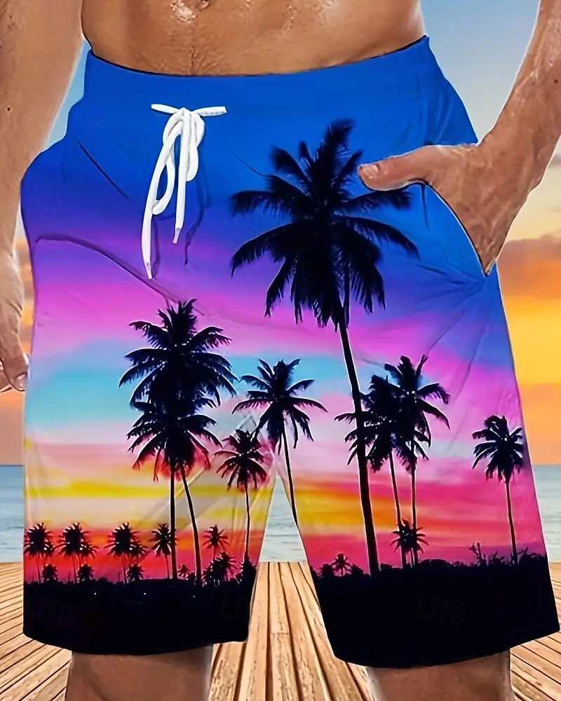 Homme Short de surf Shorts de bain Short de bain Tropical imprimé Cordon de serrage avec poches Tissu extensible dans les 4 sens Séchage Rapide Avec Poches Shorts de Surf Bas Surf Plage Sports de 2026 ? $13.49 –P1