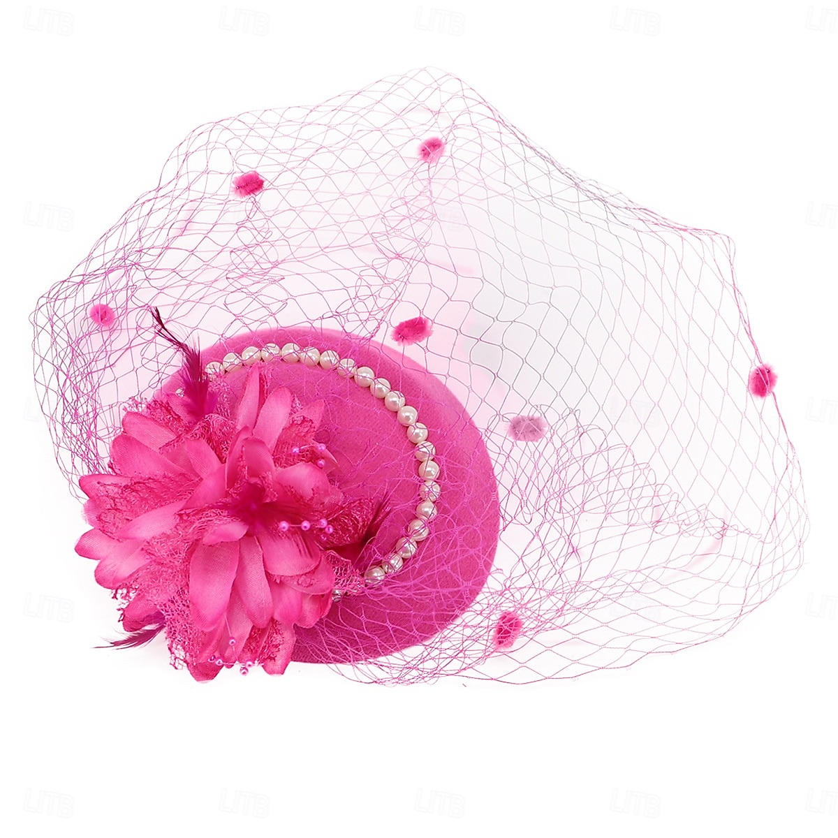 Hatter Sinamay Fedora Bryllup Aftenselskap cocktail Elegant Årgang søt stil Med Blomster Hodeplagg Hodeplagg 2025 - $14.99 –P9
