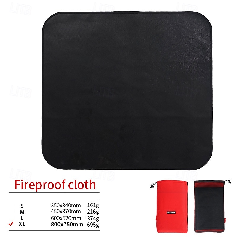 1pc camping extérieur silicone ignifuge tissu durable résistant à la chaleur imperméable tapis ignifuge pour barbecue grill camping cuisinière sécurité extérieur cuisson protection idéal pour foyers de 2025 ? $19.49 –P5