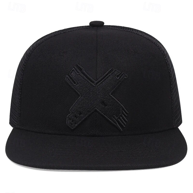 Herren Snapback Cap Cap Basecap Sonnenhut Kappe Schwarz Weiß Polyester Modisch Brautkleider schlicht Strasse Täglich Graphic Einstellbar Sonnenschutz Atmungsaktiv 2025 - $7.99 –P5