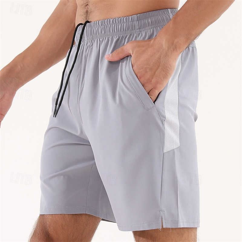 Herren Sportliche Shorts Shorts Kurze Hosen Kurze Sporthose Kurze Sporthose Sport Shorts Tasche Kordelzug Elastische Taille Glatt Komfort Schnelltrocknend Kurz Sports Outdoor Täglich Ausgehen Modisch 2025 - $20.99 –P7