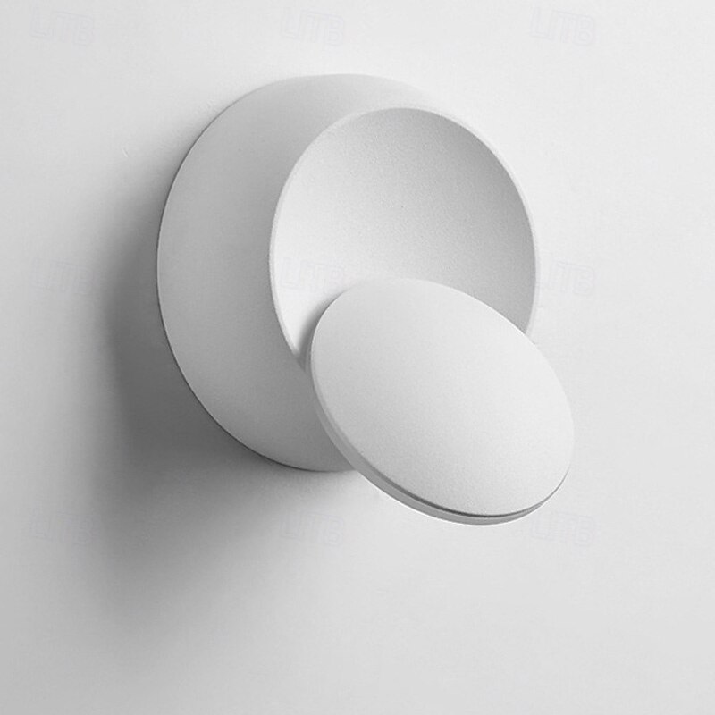 LED Wall Lamp 360 Degree Rotatable Round Crescent Wall Light Night Light Creative Modern Bedside Lamp for Living Room Bedroom Hallway Aisle Corridor 110-240V 5W 2025 - $49.99 –P8