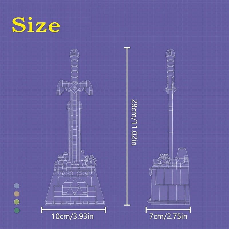 Breath of The Wild Link Building Sets for Adults Kids Link Minifigure Building KitGame Player Collection Creative Building Blocks Model Toys 2025 - $31.99 –P4