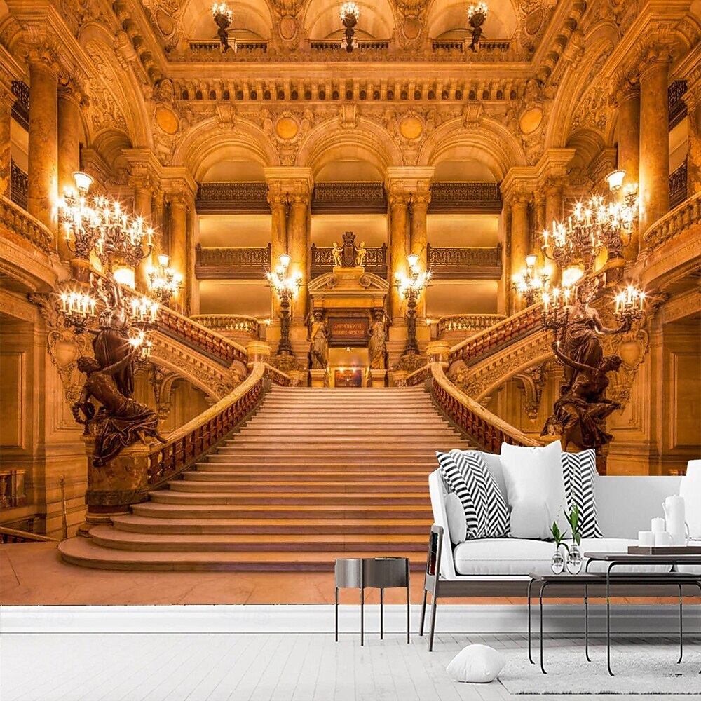 Landscape Wine Cave 3D Wallpaper Home Decoration Wall Mural Roll Peel and Stick Removable PVC/Vinyl Material Self Adhesive/Adhesive Required Wall Decor for Living Room 2025 - $12.99 –P10