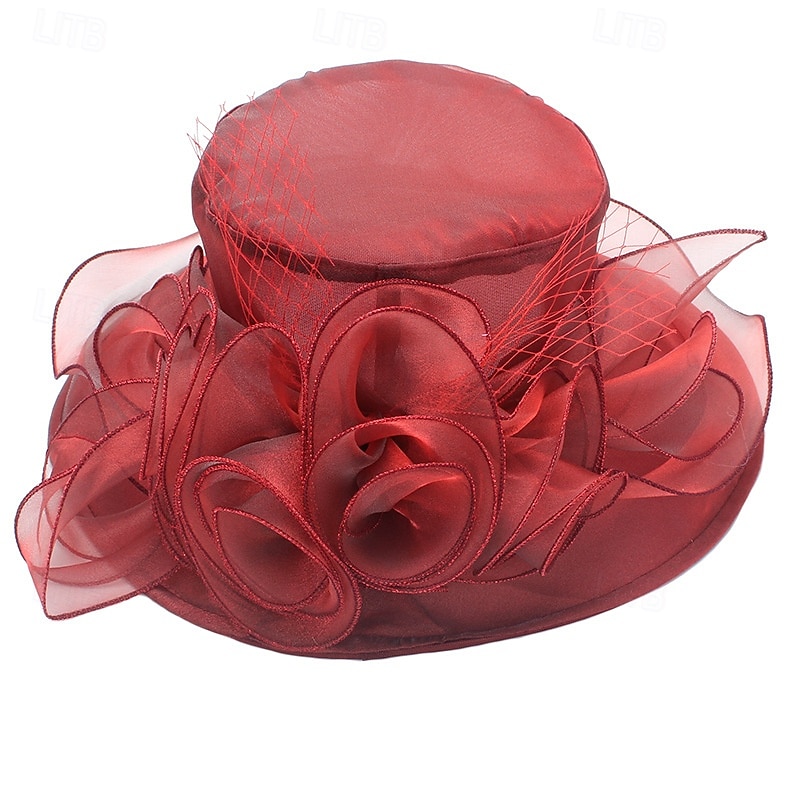 Klobouky Polyester Sluneční klobouk Ležérní Dovolená Plážové Elegantní Vinobraní Roztomilý S Květiny Přílba Pokrývky Hlavy 2026 - $16.49 –P2