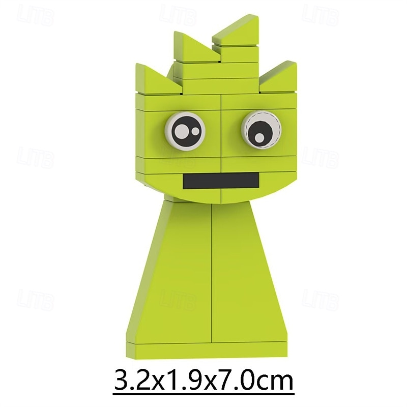 Sprunki Building Blocks Set  Sprunki Toys Action Figure DIY Model Kit for Boys Girls 8-14 Creative Horror Music Game Role for Fans Adults Christmas Decor Collectible Gift 2025 - $38.99 –P16