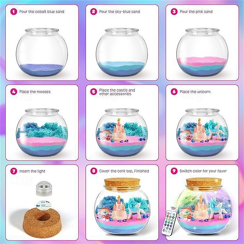 Kit de Terrário de Dinossauro Deluxe DIY para Meninos - Brinquedos Interativos DIY de Dinossauros  Artesanato Material PE Verde - Presente de Aniversário Ideal para Idades de 4 a 12 Presente de Natal de 2026 por $55.99 –P6