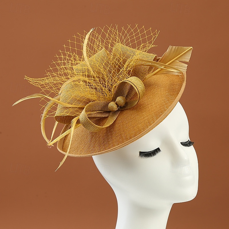 kapelusz na przyjęcie herbaciane - 2025 kapelusz na przyjęcie herbaciane Kentucky Derby z lat 20. XX wieku nakrycie głowy dla kobiet i dziewcząt 2025 - $21.99 –P5